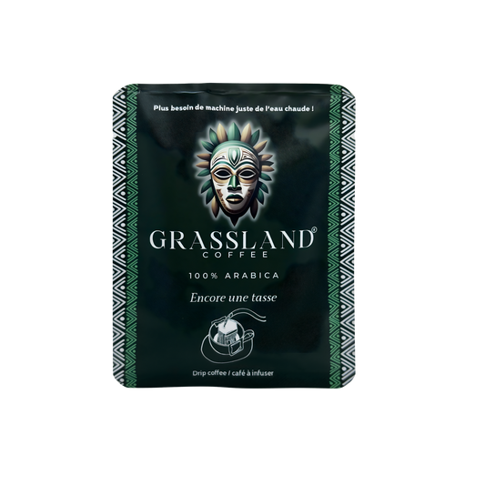 Grassland Coffee Encore une tasse Coffee Drip aus Kamerun