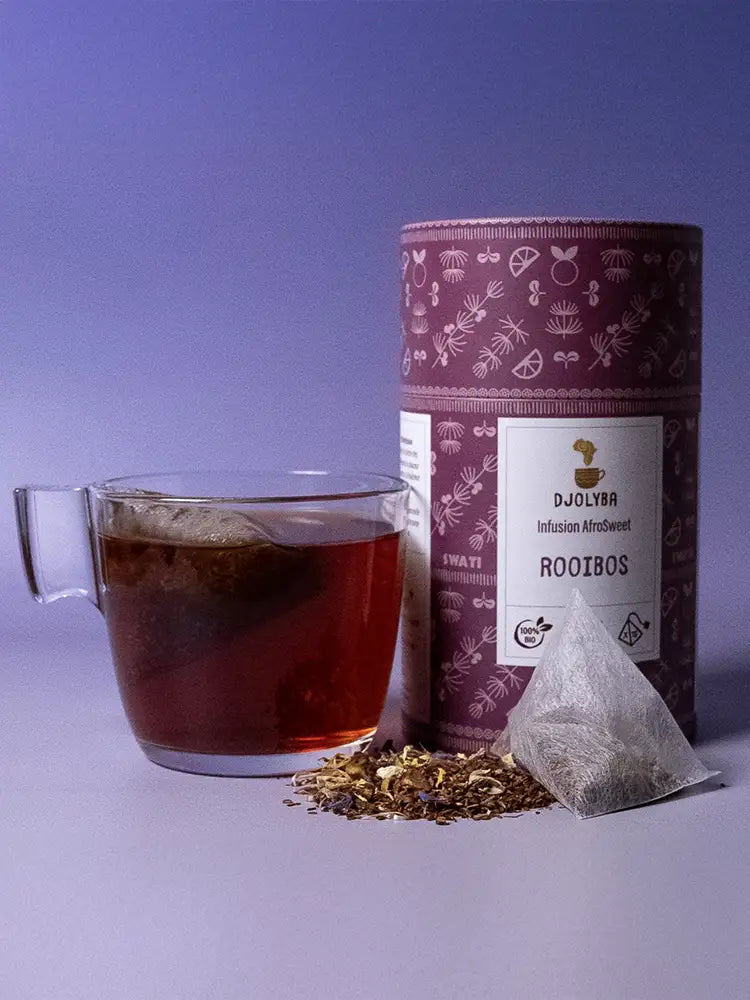 DJOLYBA SWATI Bio-Rooibos Orange und Mango – Produktansicht