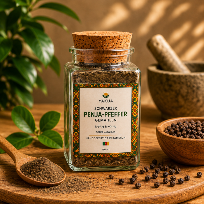 YAKUA Originals – Schwarzer Penja-Pfeffer, gemahlen