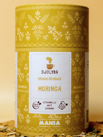 DJOLYBA MANSA – Moringa & Mate, 15 Teebeutel