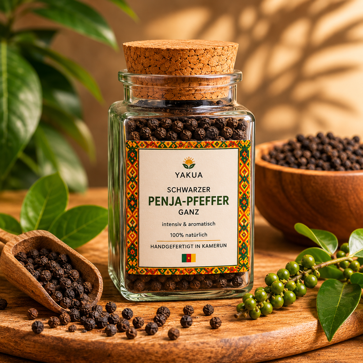 YAKUA Originals – Schwarzer Penja-Pfeffer, ganz
