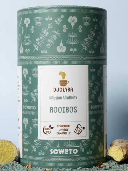 DJOLYBA SOWETO – Rooibos, Lavendel & Kamille, 15 Teebeutel